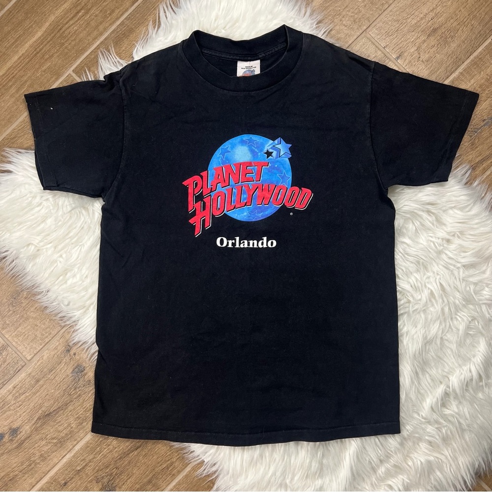 Vintage Planet Hollywood Orlando Black T-shirt